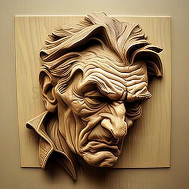 3D model Lucian Freud (STL)